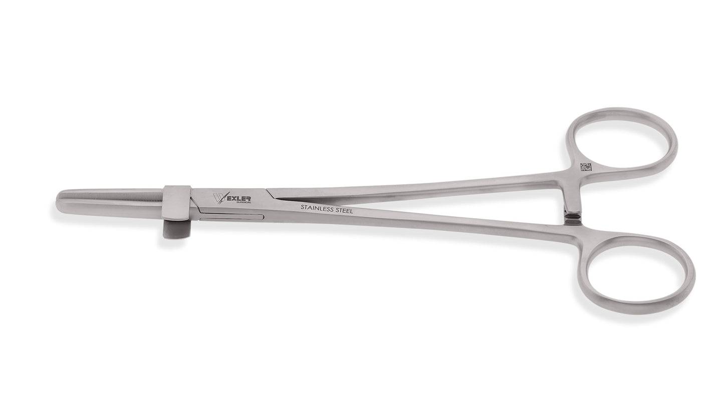 5 3/4" Straight Tubing Clamp, Wide Jaws and X-Long Catch