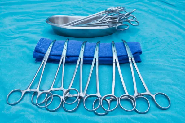 Johns Hopkins Dissector Ligature Forceps, Set of 8, Fully Curved Jaw