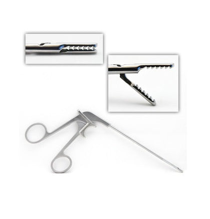 Wave Jaw Forceps with DA Slide Lock and 45 cm Insulated Shafts