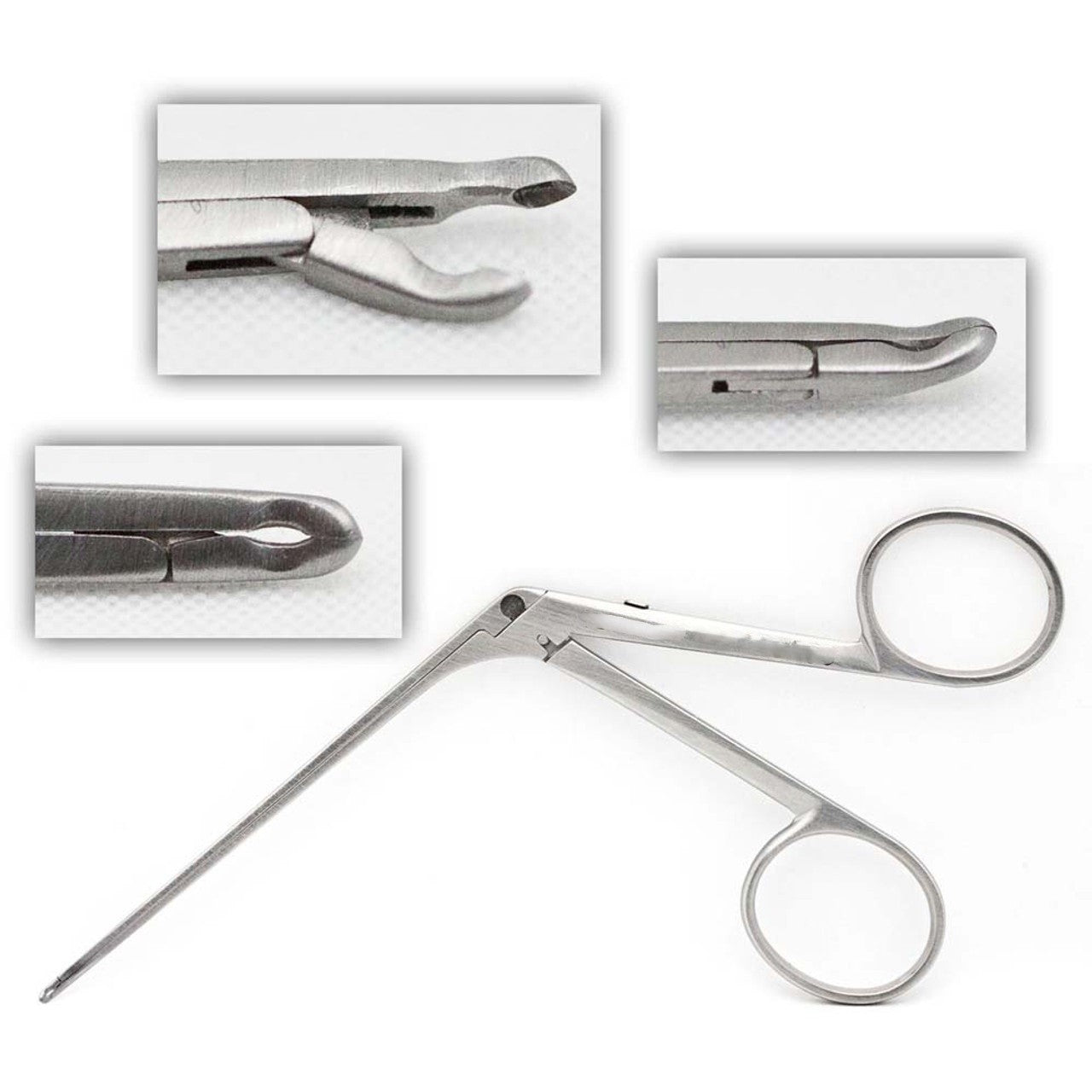 Wullstein-House Cup Forceps – Jaws Curved Left