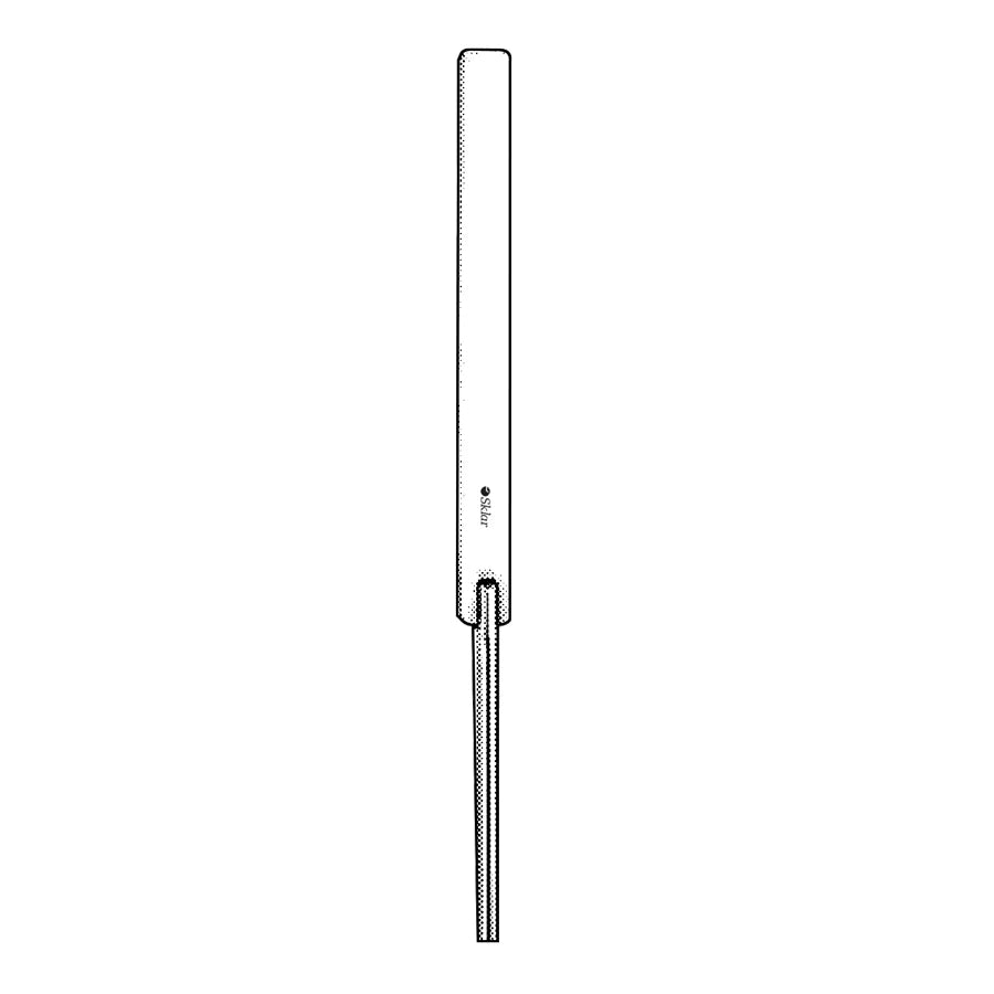 Heifetz brain spatula, 155mm total length, 14mm width