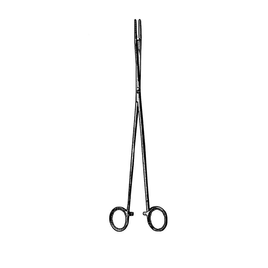 Pelkmann straight dressing forceps 25cm