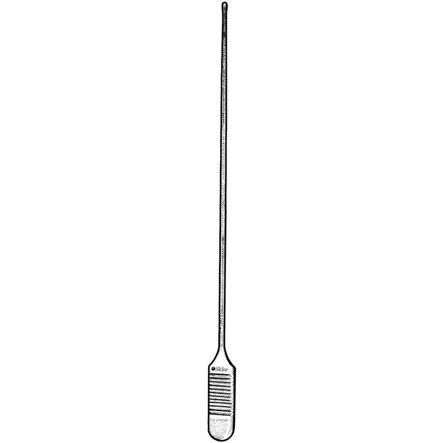 Fish probe with slim shaft and rounded tip