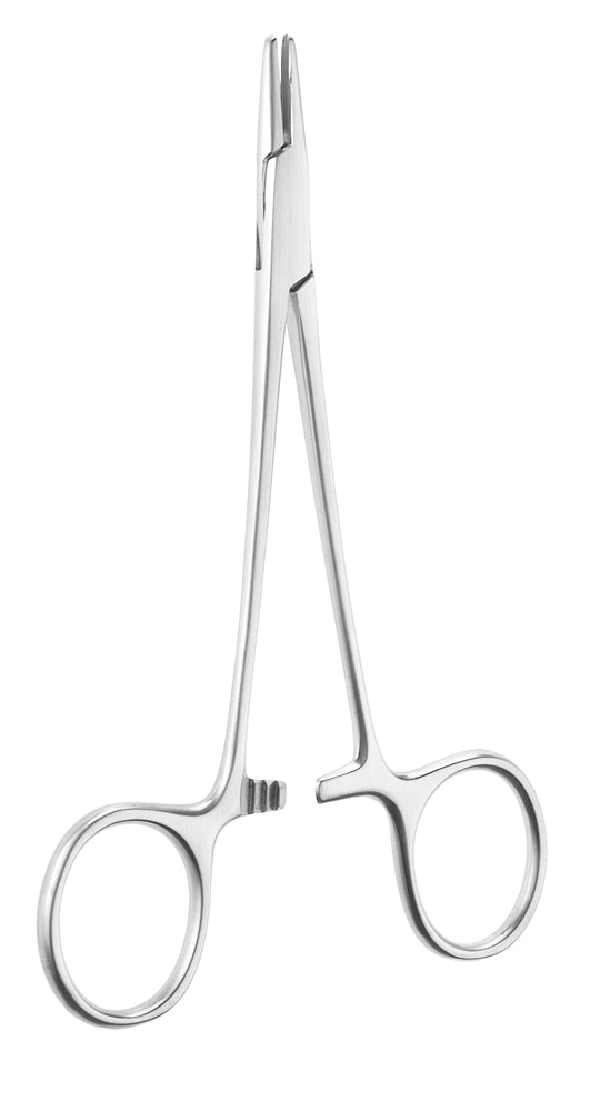 5 1/8" Converse Needle Holder with vertical serrated jaw and big rings