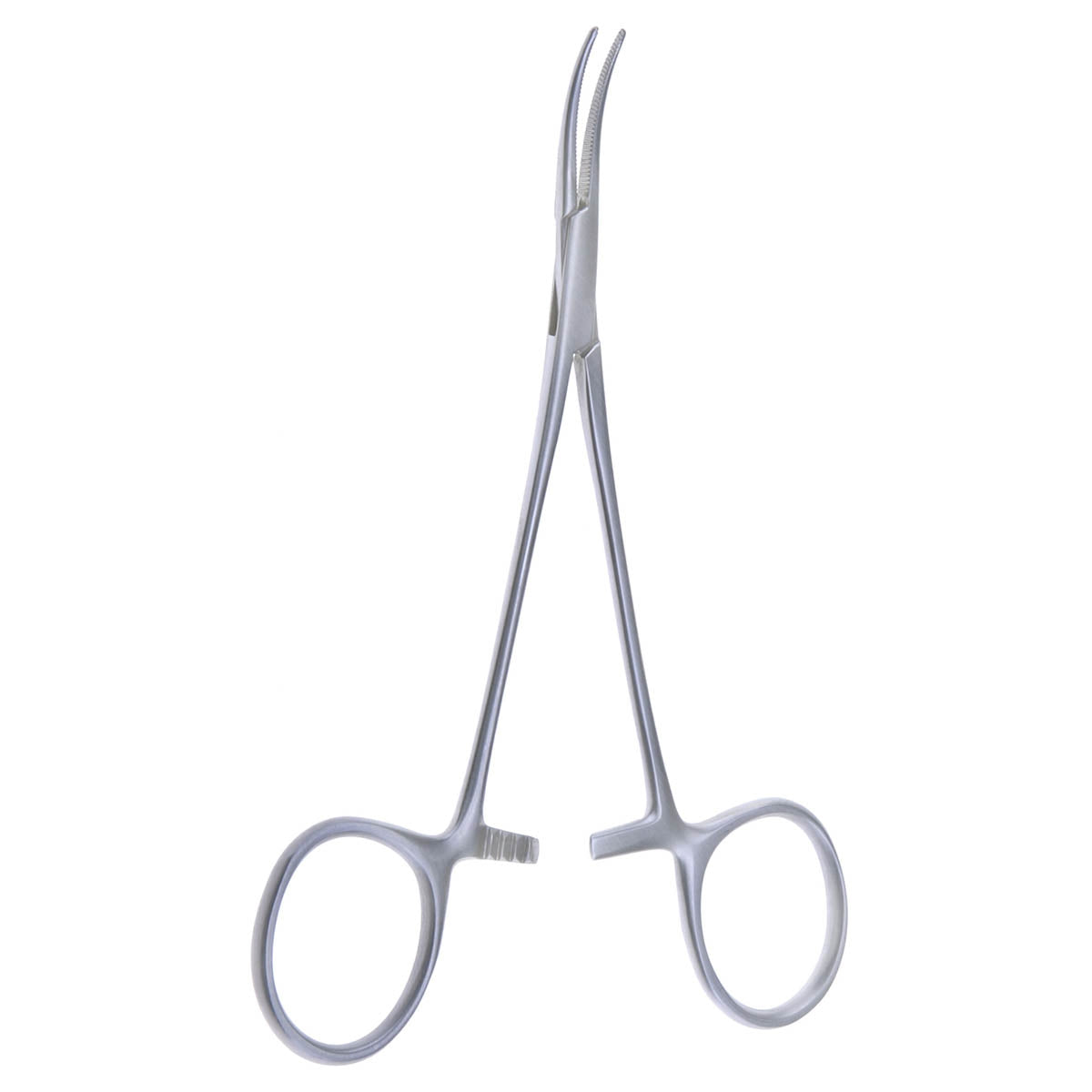 4 3/4" Fine Point Mosquito Forceps, Curved