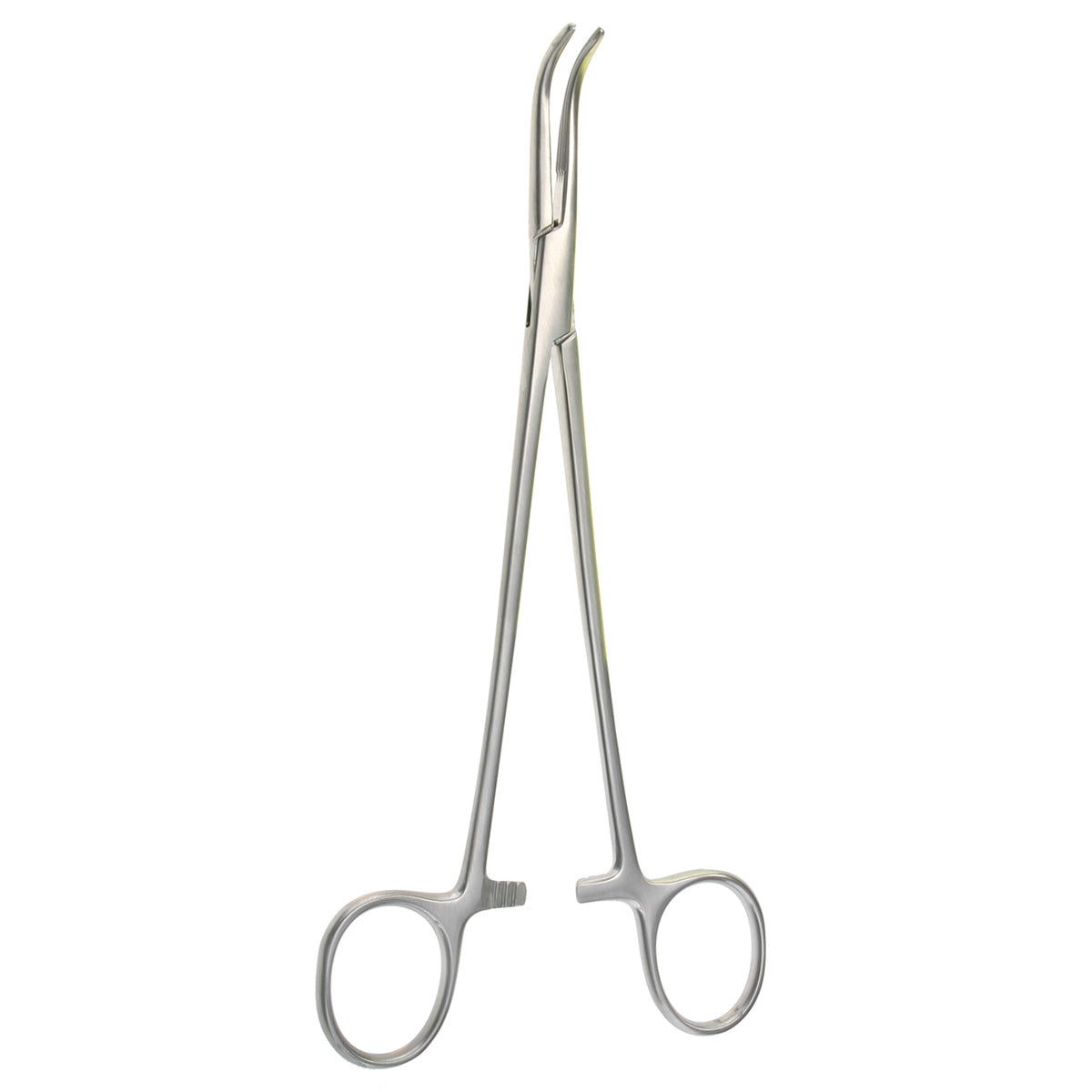 7 1/2" Lahey Forceps – Delicate Angled Jaws, Longitudinal Serrations