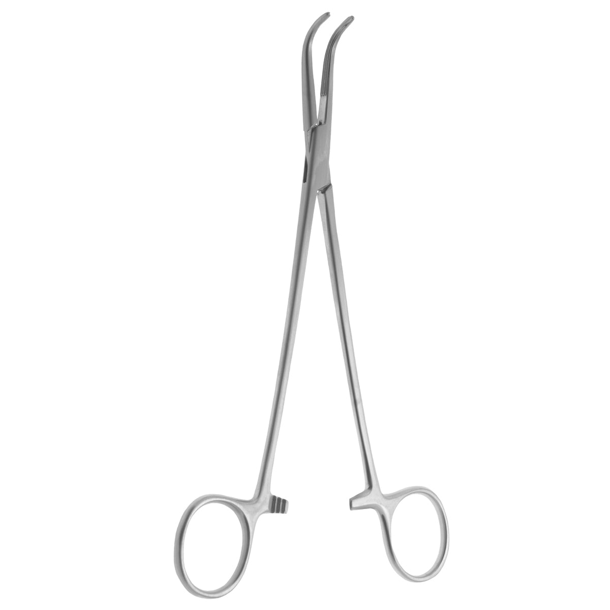 7 1/2" Lahey Forceps – Full Curve Jaws, Longitudinal Serrations