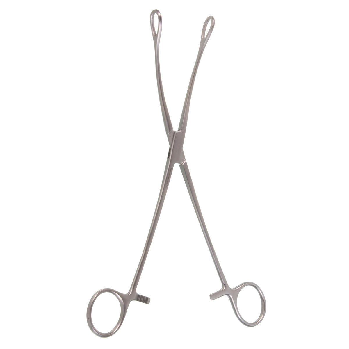 9 1/2" Foerster Sponge Forceps with Curved, Smooth Jaws