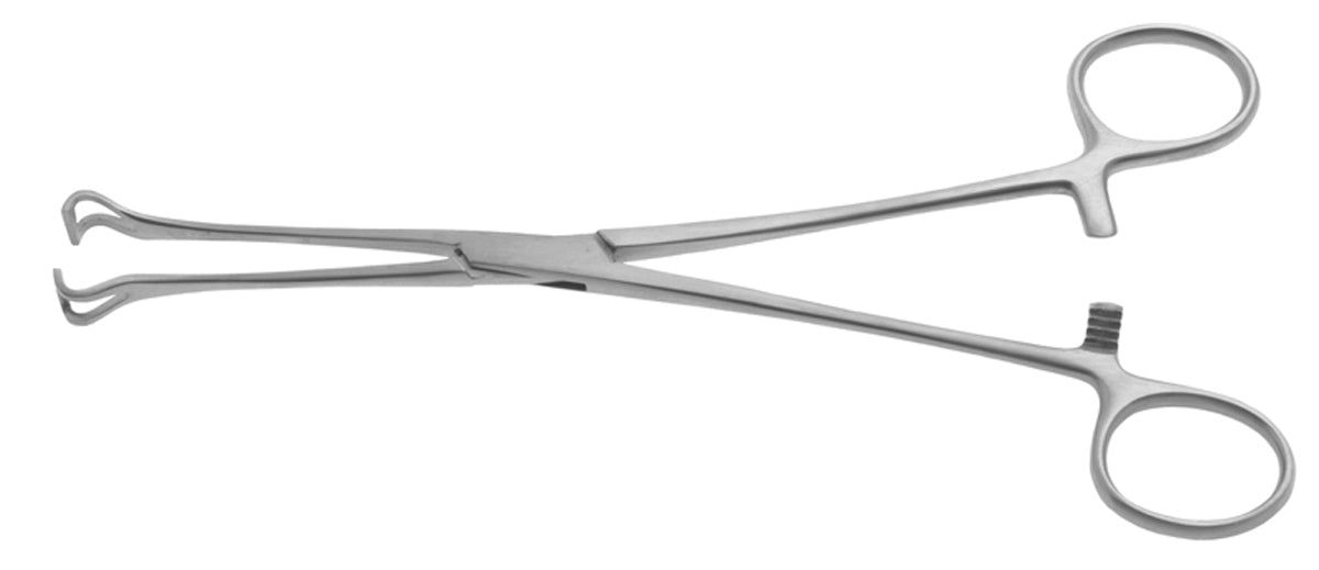 8" Babcock Tissue Forceps, 1/2" Broad
