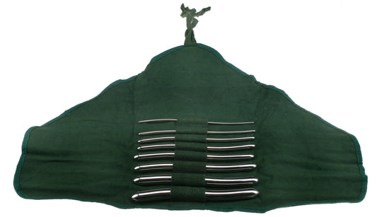 Eight-piece set of Hegar Uterine Dilator, sizes 3–17