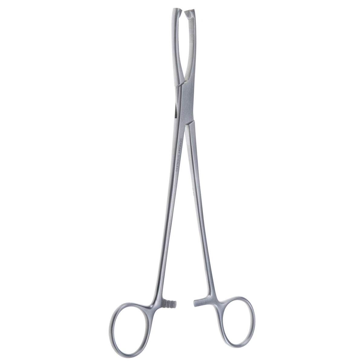 8 1/4" Straight Two-and-a-Half-Toothed Jacobs Vulsellum Forceps