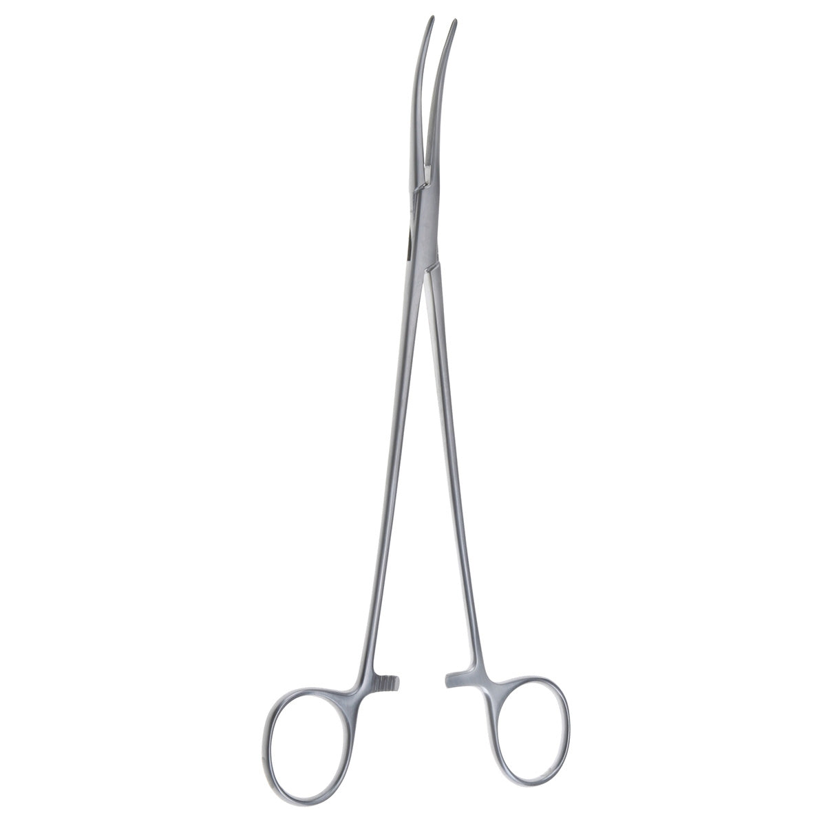 Curved DeBakey-Cooley forceps