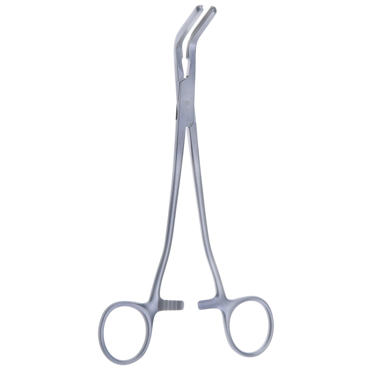 8" Heaney Hysterectomy Forceps, Angled at Jaws