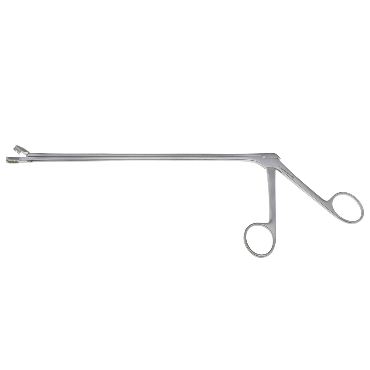 Wittner Uterine Biopsy Forceps, Straight Jaw, Serrated Shaft
