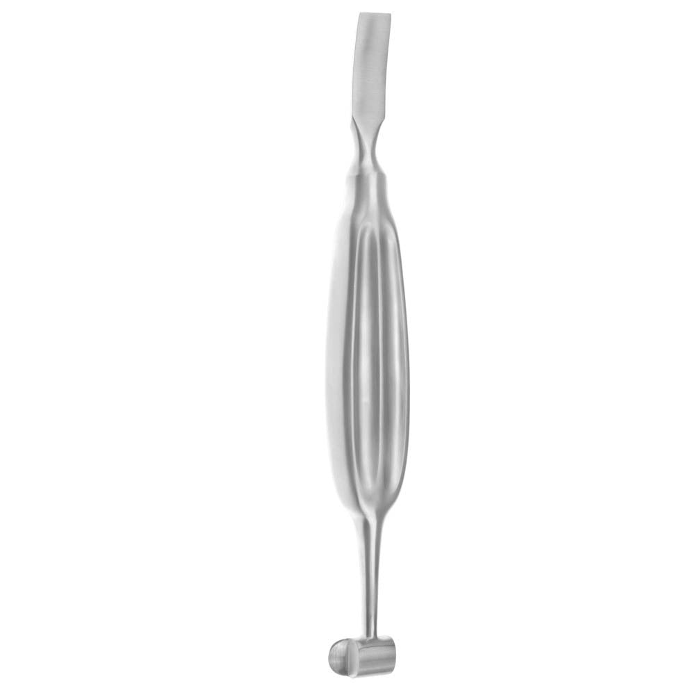 A stainless steel Alexander-Farabeuf Costal Periostome, which is a medical instrument used for dissecting and stripping the periosteum during thoracic surgery.