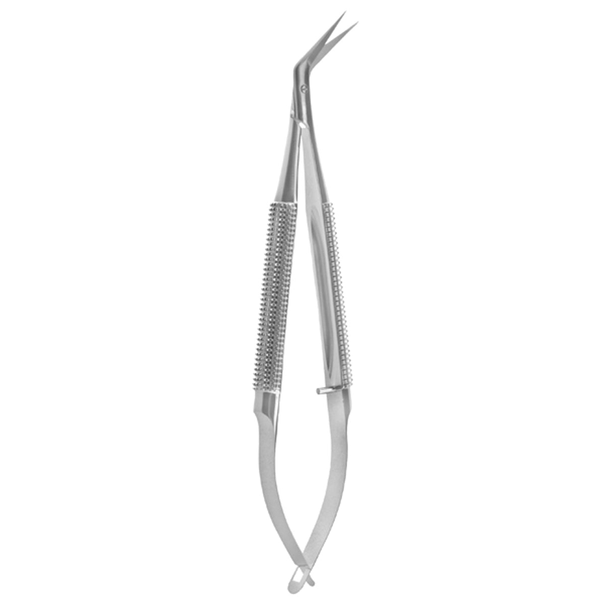 4 1/2 Castroviejo Micro Scissors round handle 45°