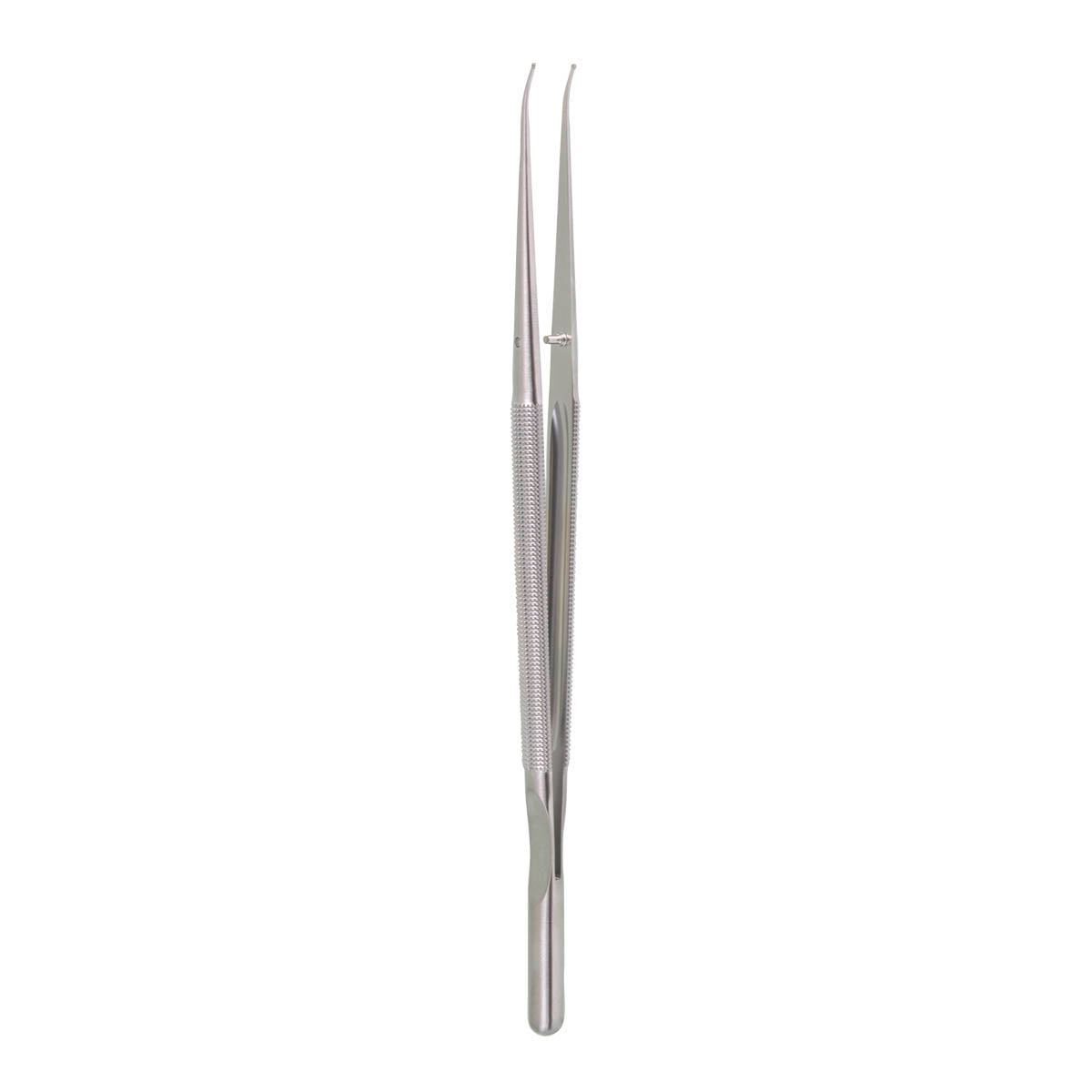 8 1/4 FineTouch Ring Tip Forceps curved