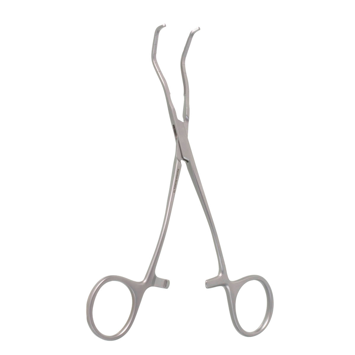 6″ Thompson Carotid Clamp – Curved Shanks