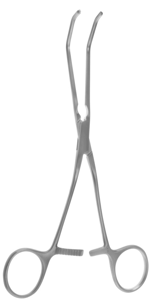 7" Reynolds Vascular Clamp – Debakey teeth 50° angled small