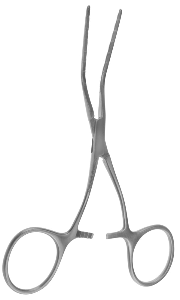 Castaneda Clamp, Curved Shanks, 30° Angled Jaw
