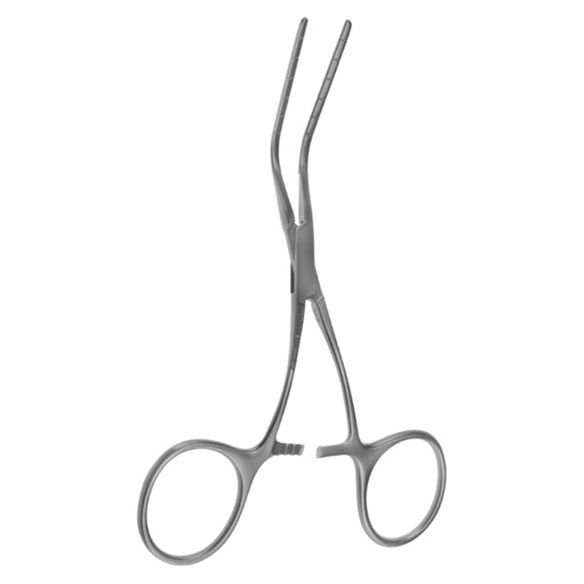 Castaneda Clamp, Curved Shank, 50° Angled Jaw