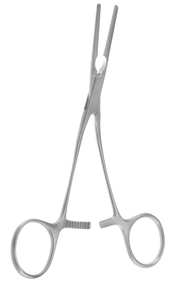 6 3/4" Debakey Pediatric Patent Ducuts Clamp angled shank