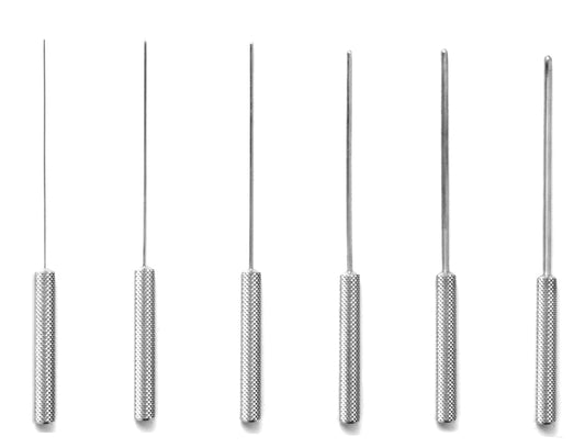 Five 1/8" Endarterectomy Loops, six sizes