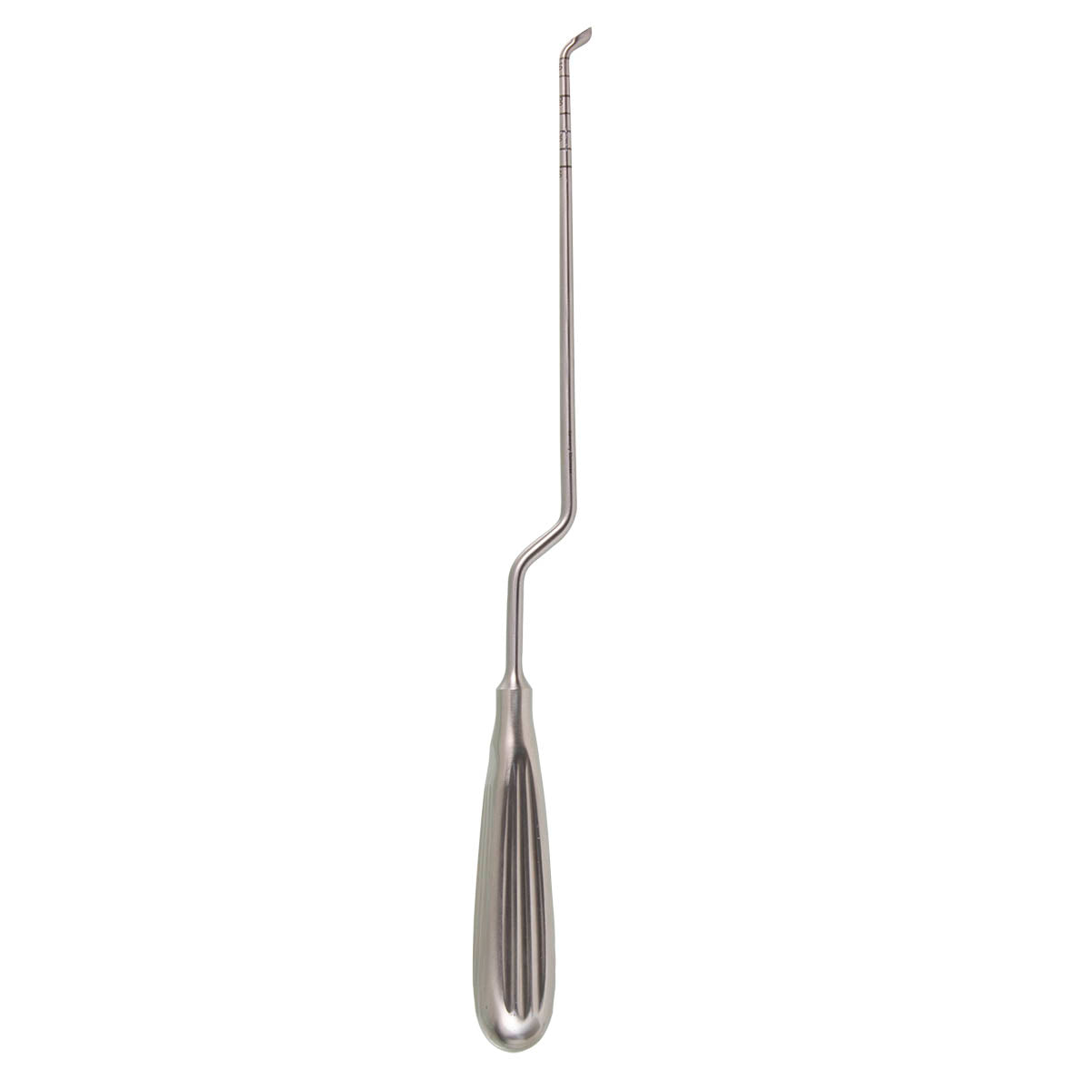 MIS Bayonet Bone Curette – 1/8″ rev angled cup – 11 1/2″
