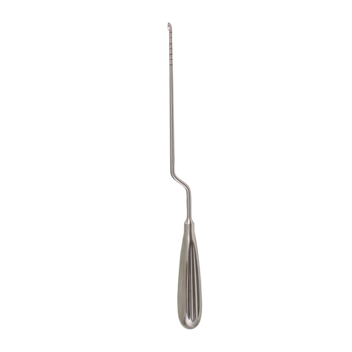 MIS Bayonet Bone Curette – 3/16″ straight Fwd cup – 11 1/2″