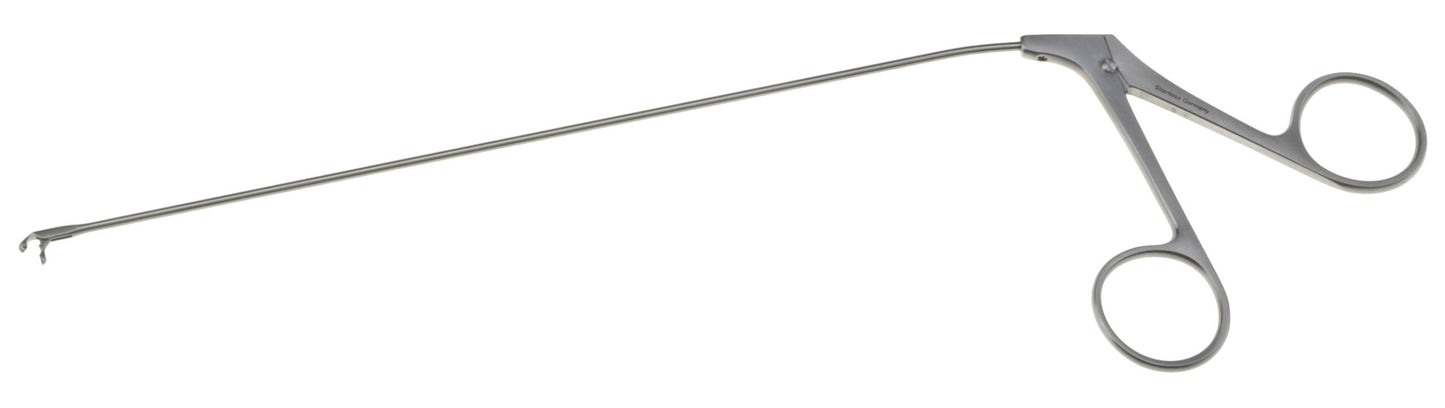 Alligator Cup Forceps 2mm Cup 200mm Curved Down