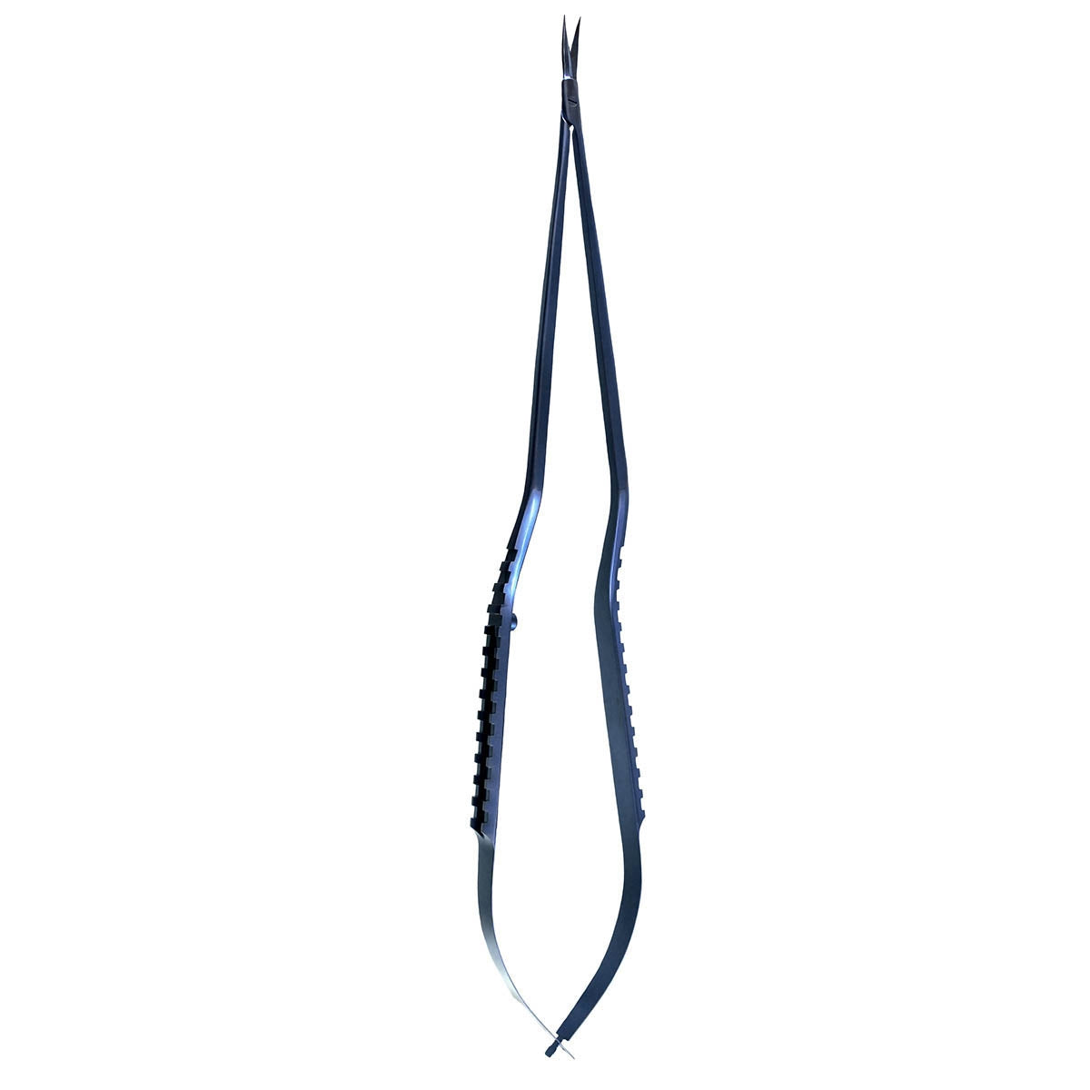 3/4" Yasargil Micro Scissors - Titanium, Curved Micro Blades