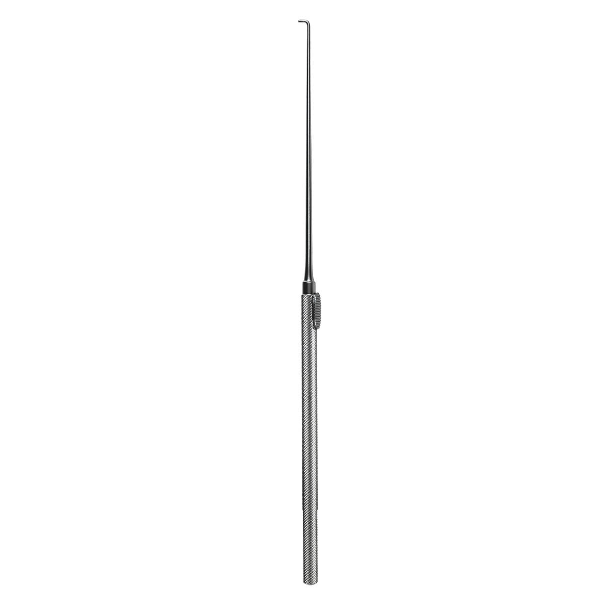 1/4" Krayenbuehl Nerve Hook w/ Finger Rest - Large Blunt