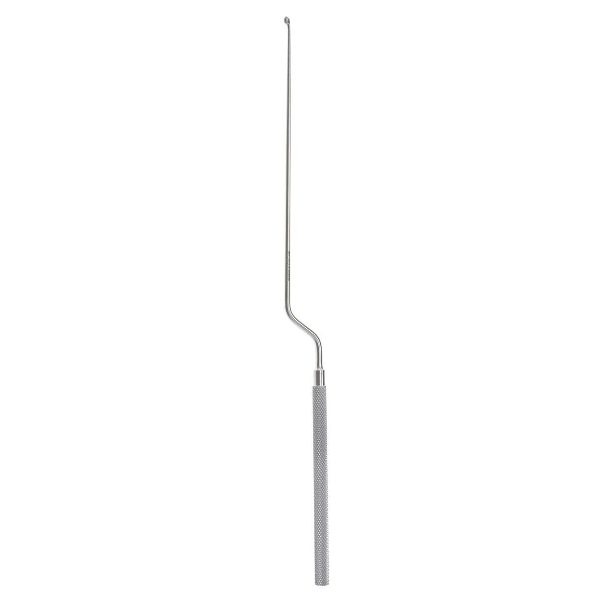 1/2" Micro Curette 3mm Cup, Straight Shaft