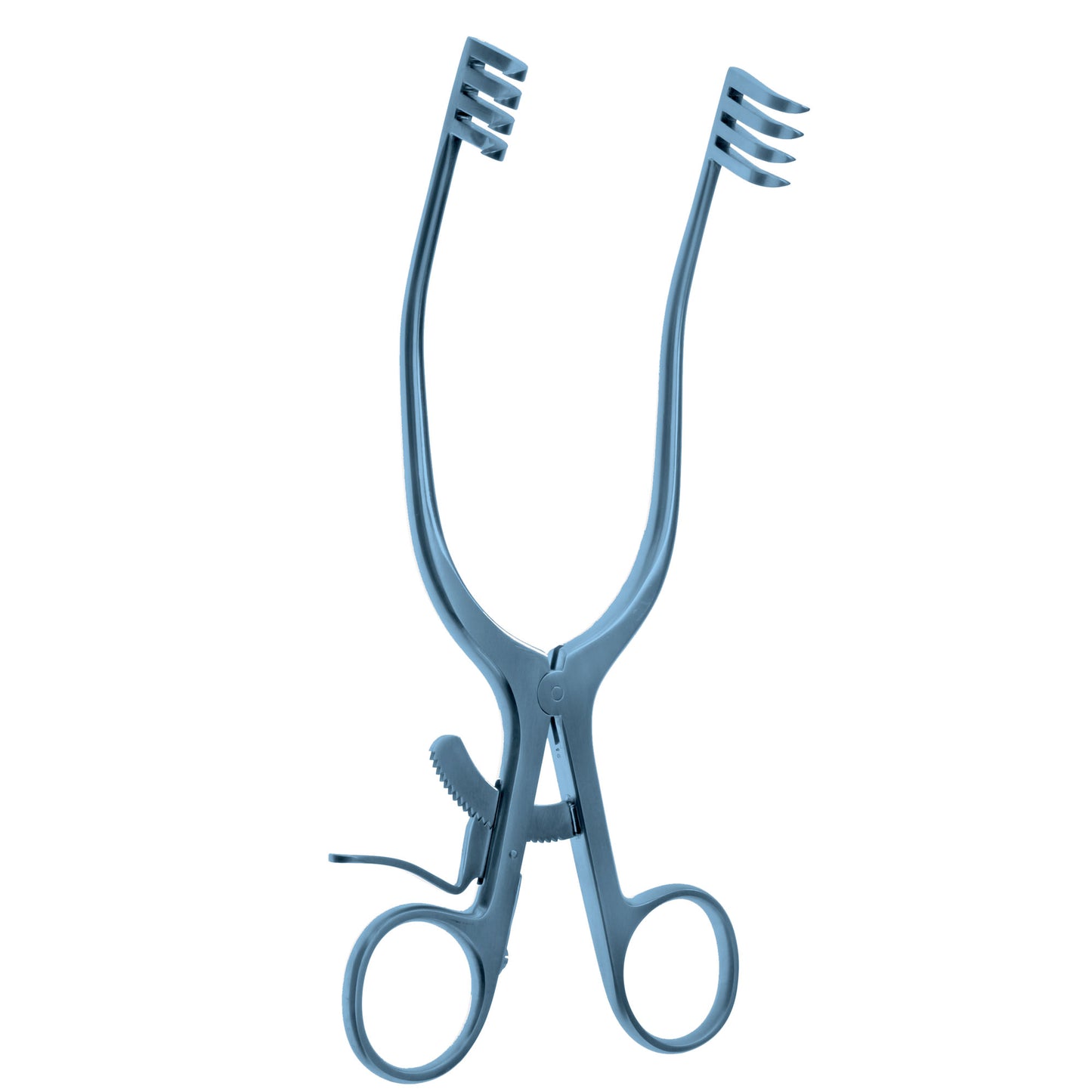Adson Cerebellum Retractor (7" Angled, Sharp, Titanium)