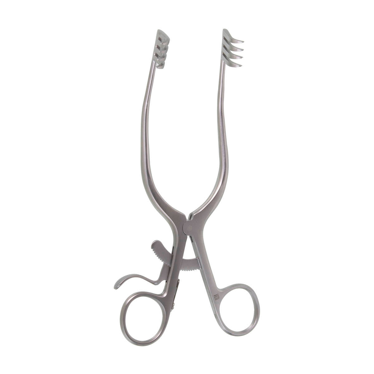 Adson Cerebellum Retractor, 7 1/2" angled, Sharp