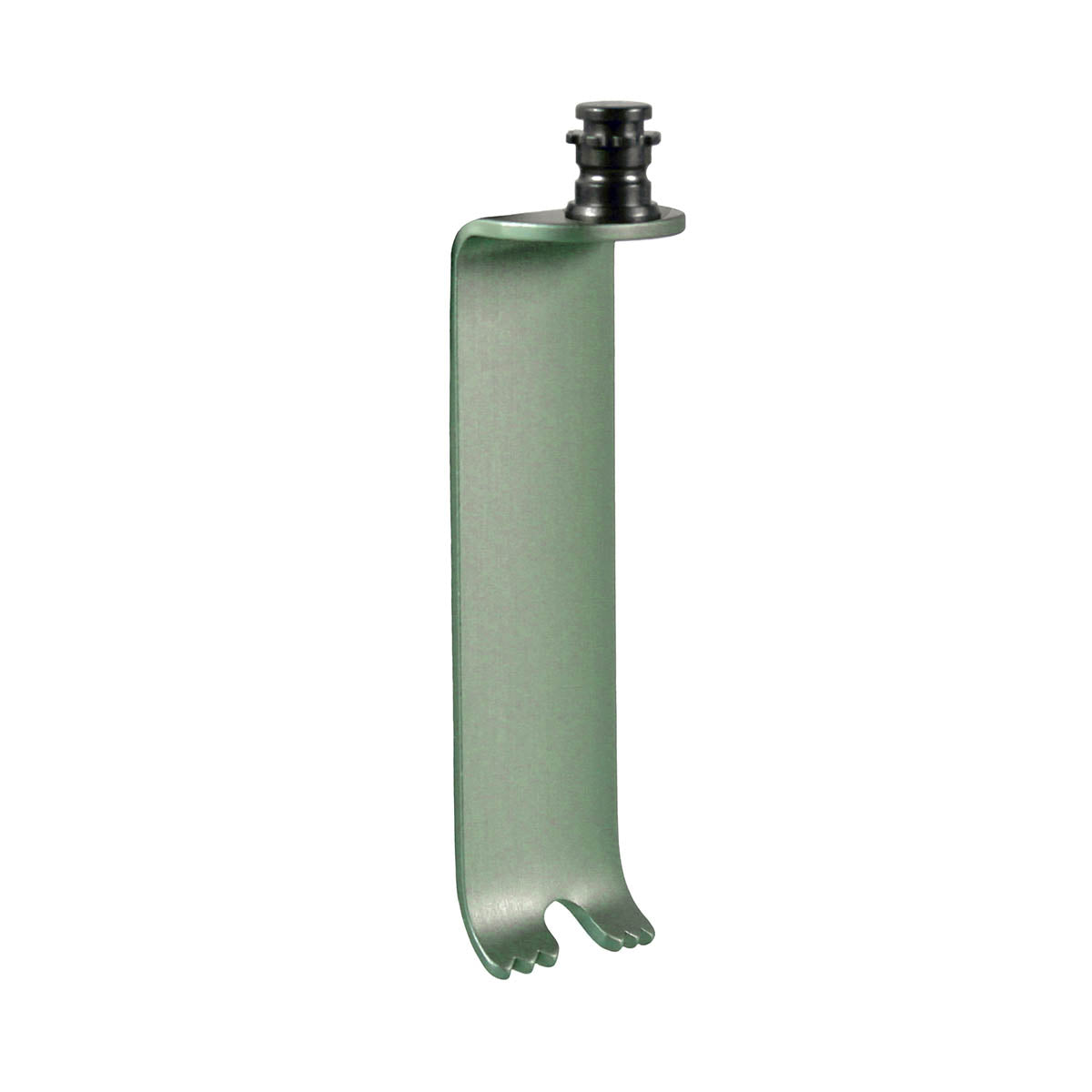Notched Medial Retractor Blade 23x70mm – Light Green New Locking Hub