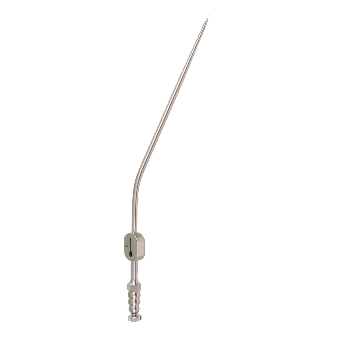 Raindrop Suction Tube – 3fr tapered angled W/L 5"