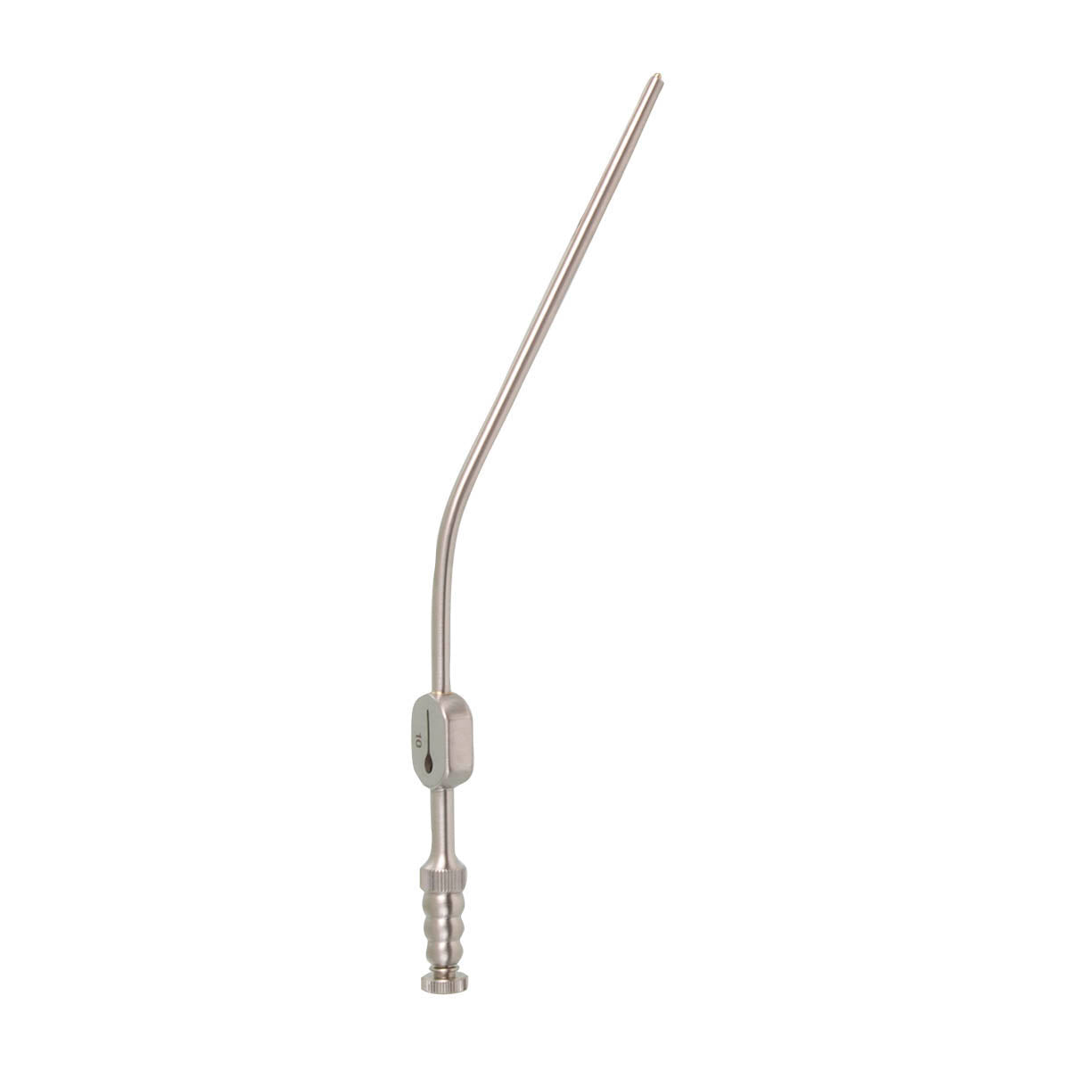 Raindrop Suction Tube – 10fr Tapered Angled W/L 4"