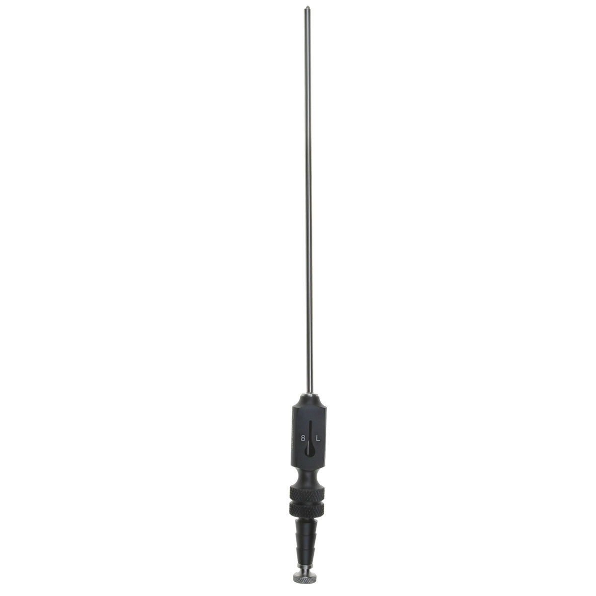 Colour Line Suction Tube – Long 8fr Black W/L 5 1/2"