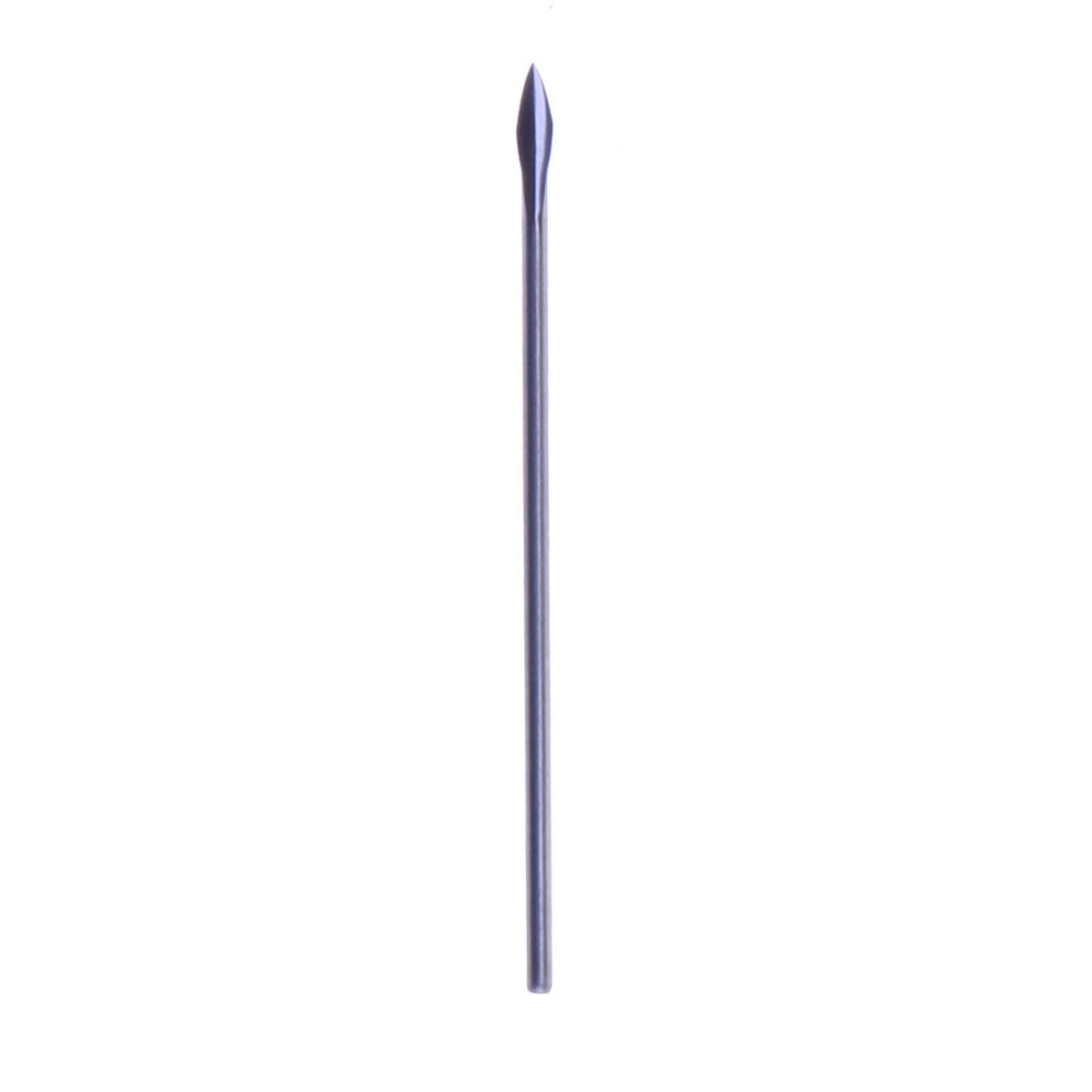 A precision MVR blade designed for micro-vitreo-retinal procedures with a sharp, fine edge.