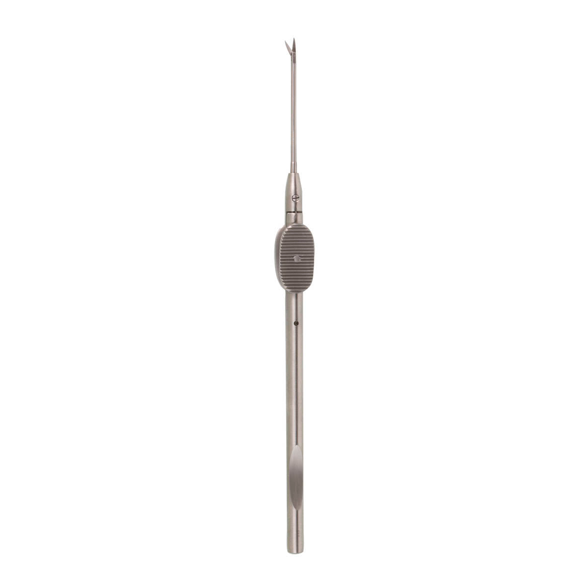 Intraocular Scissors sqze Handle w/ prot cap straight
