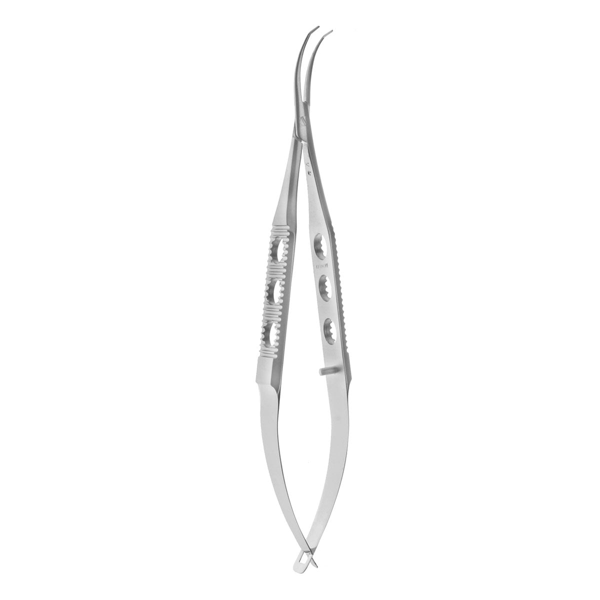 Clayman Lens Hold Forceps delicate angled jaw