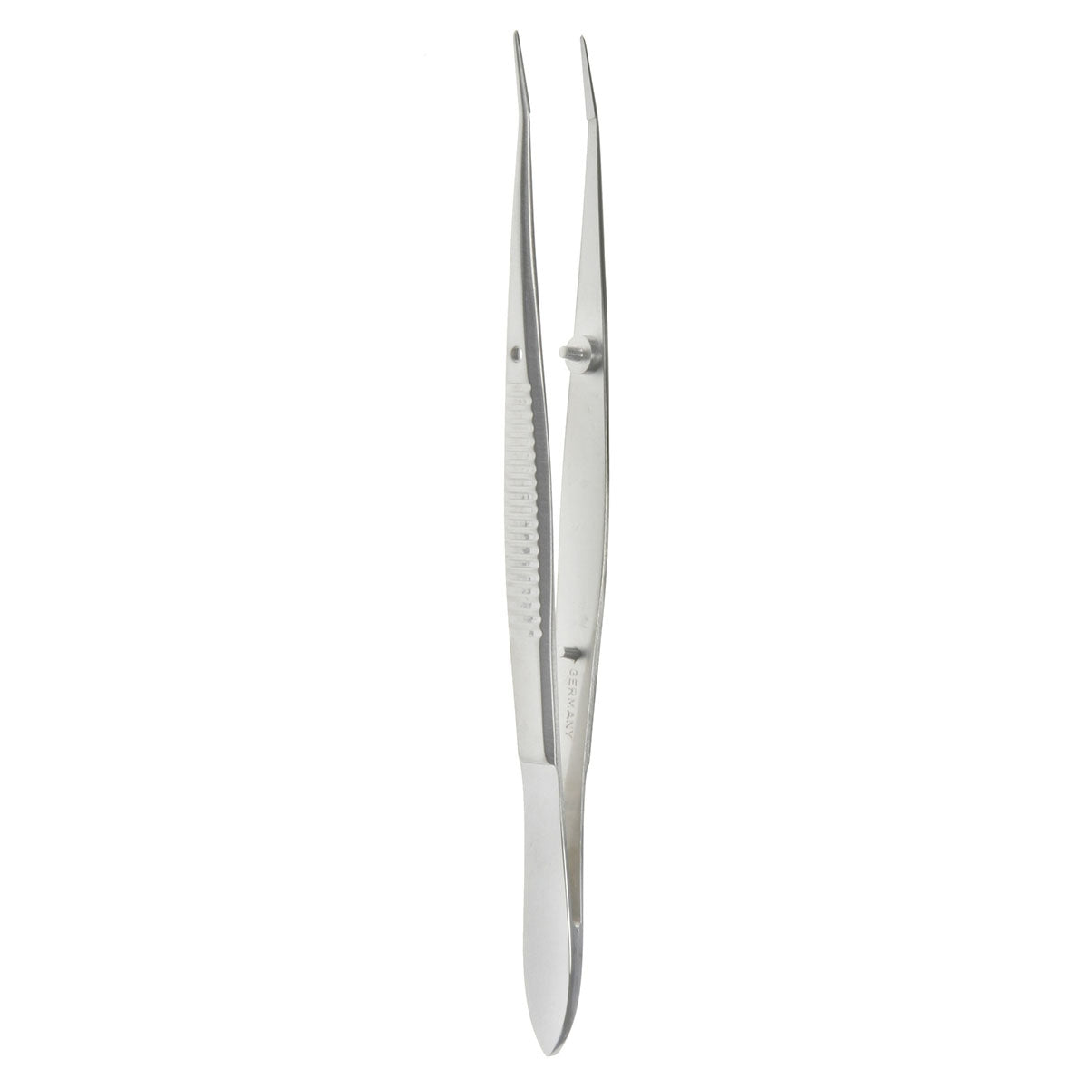 Barraquer Cilia Forceps angled w/ plat