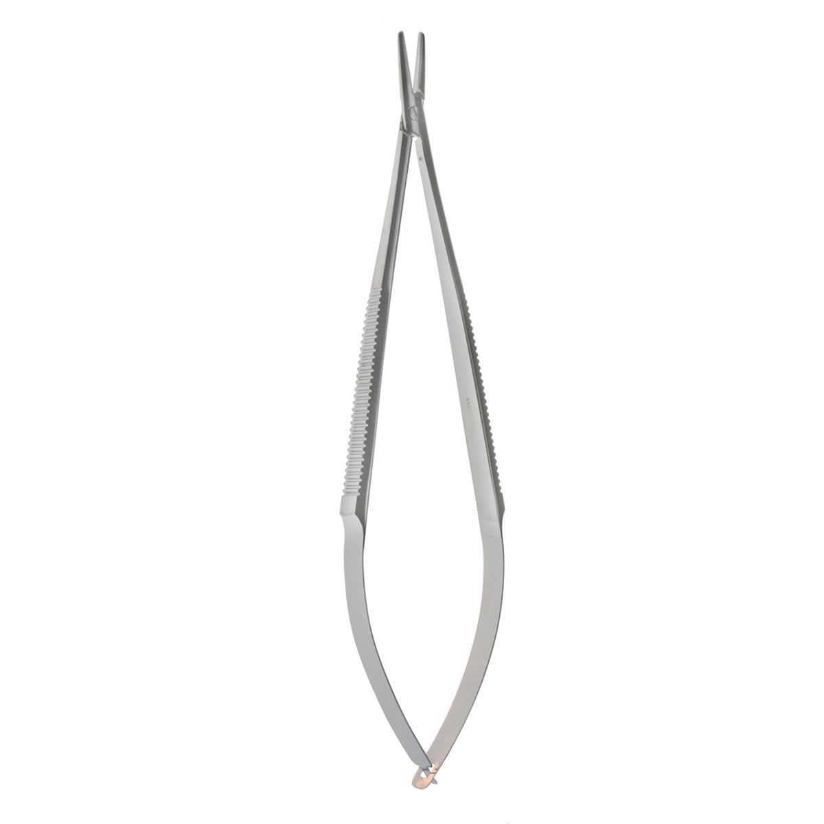 Castro Needle Holder straight heavy 11mm jaws serrated handle