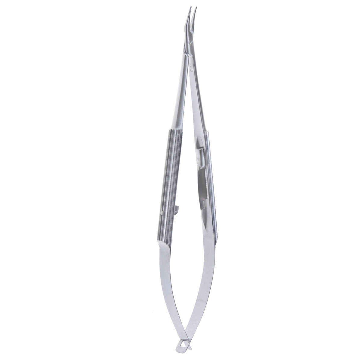 Troutman Needle Holder curved w/ lock