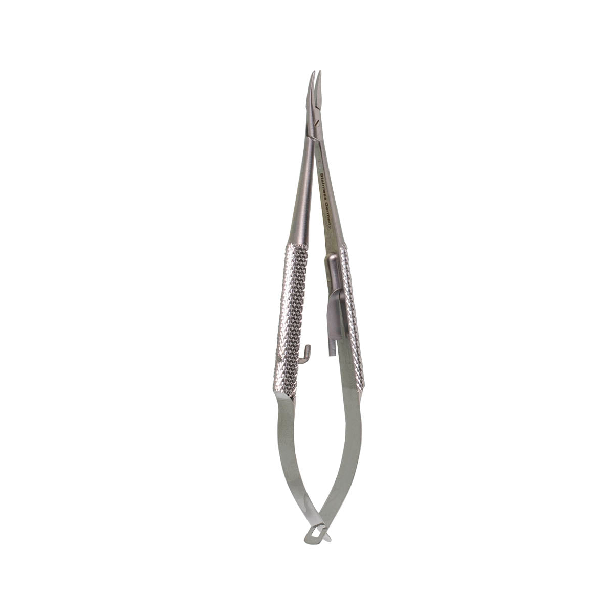 Barraquer Needle Holder delicate 125mm curved w/ lock