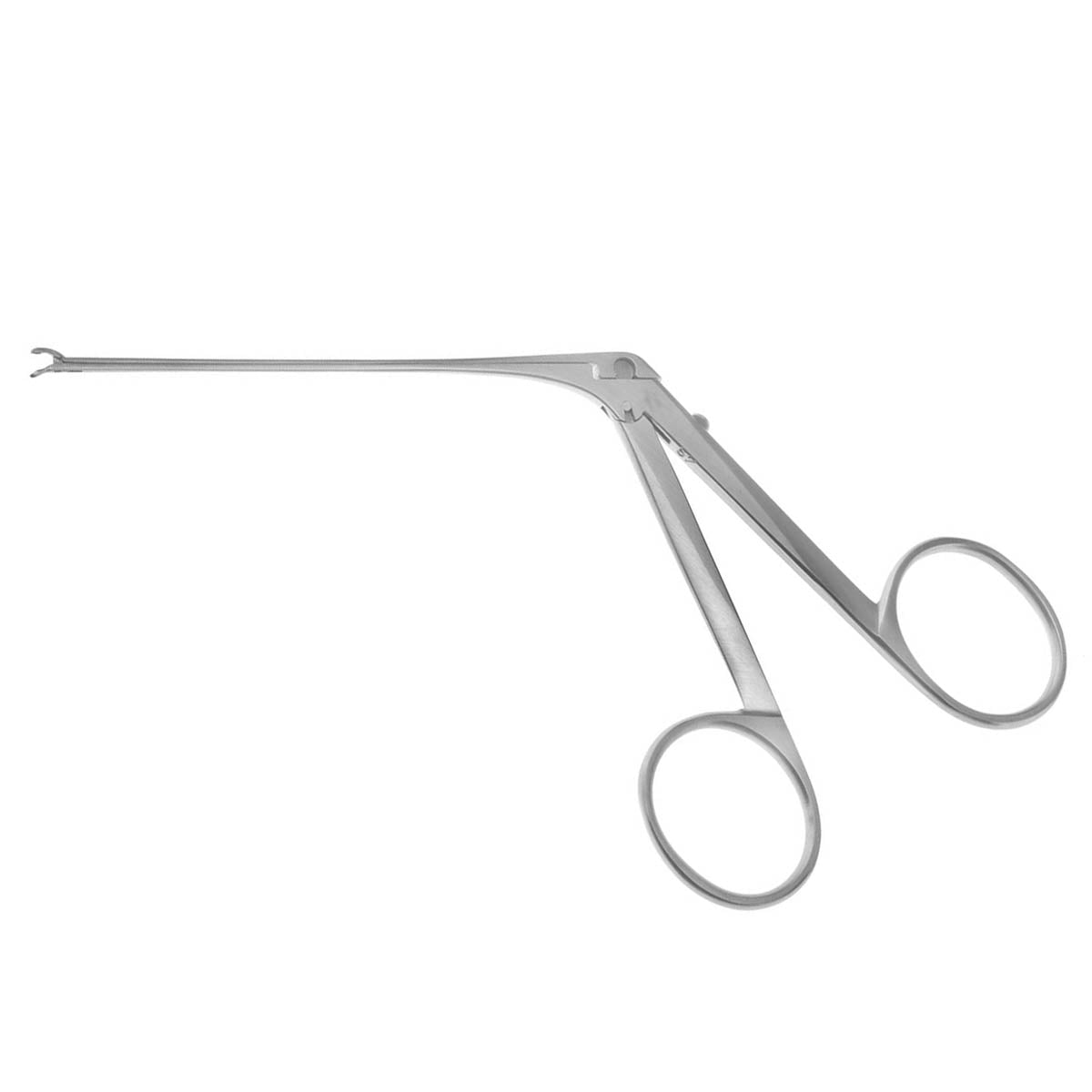 House-Wullstein Cup Forceps Angled Down, 0.6x1mm Oval