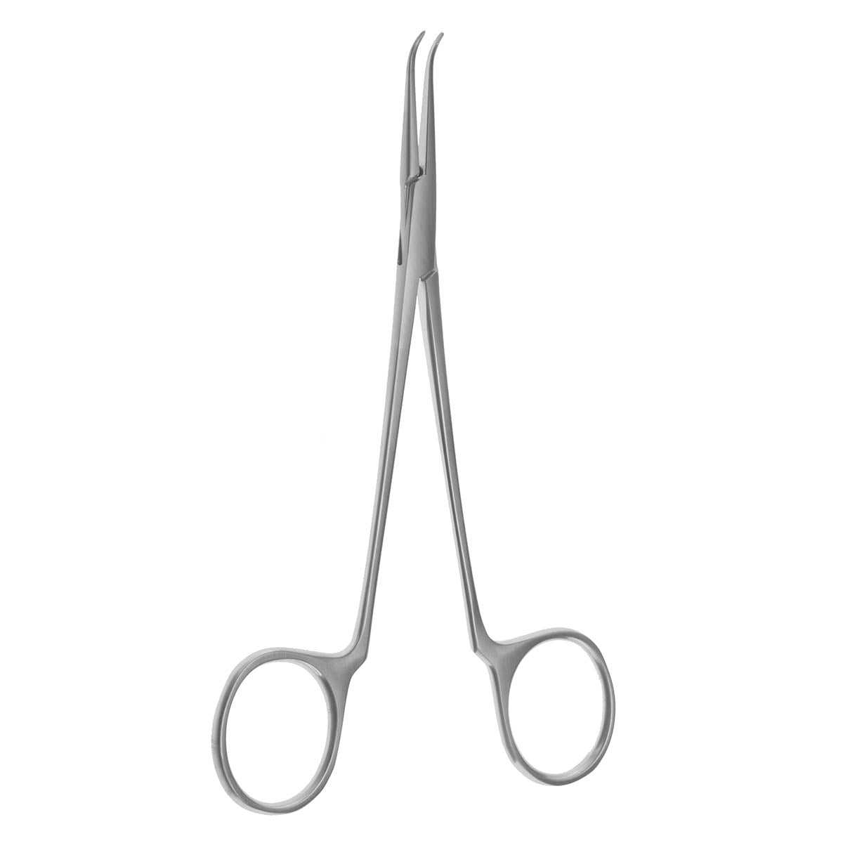 A 5.5-inch McCabe Facial Nerve Dissector with angled, 14mm smooth jaw, typically used in otologic or cranial surgeries to carefully dissect and expose the facial nerve.
