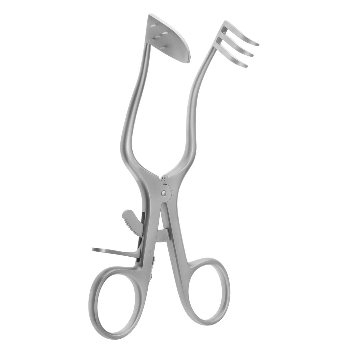 Perkins Retractor Blade Rig 3 Blunt Prongs, Left, Self-Retaining