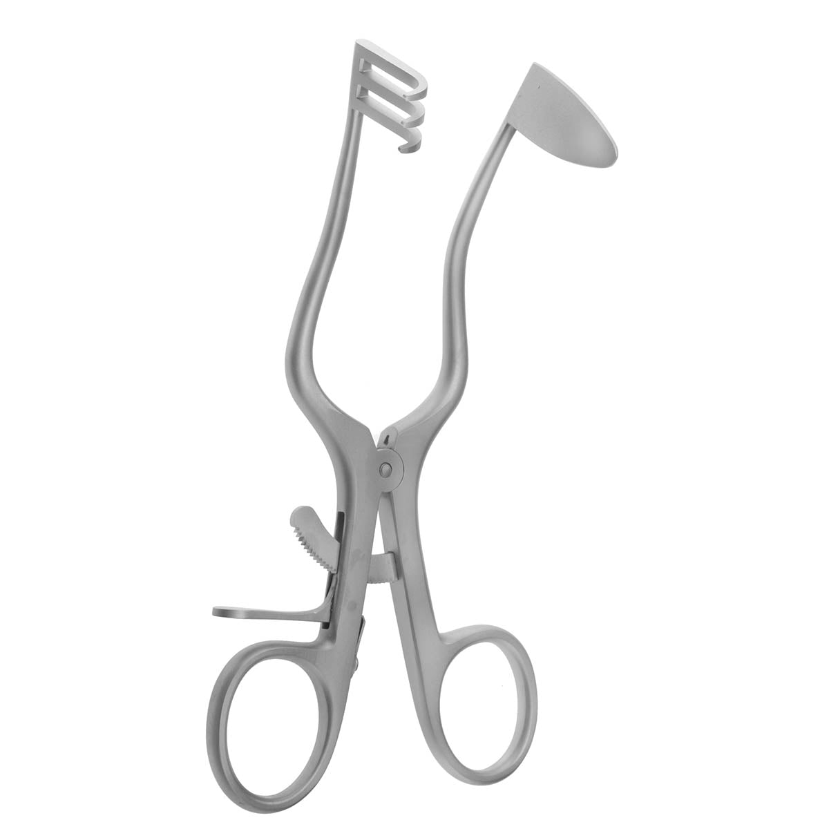 Perkins Retractor Blade Left, 3 Blunt Prongs, Right, Self-Retaining